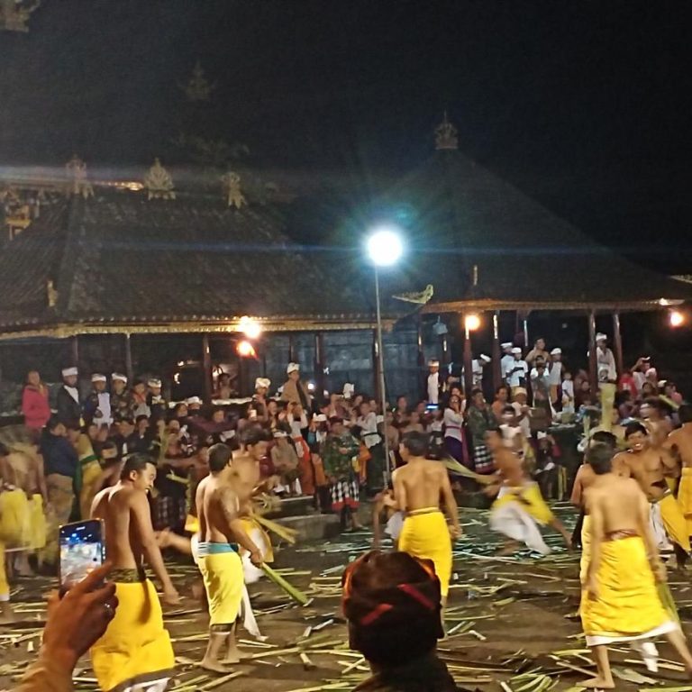 Mengungkap Kekuatan dan Keindahan Tari Babuang dalam Perang Papah Desa Adat Pengotan, Bangli