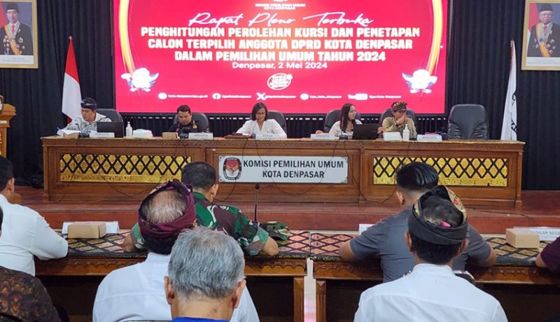 KPU Kota Denpasar Tetapkan 45 Calon Anggota DPRD Terpilih untuk Periode 2024-2029