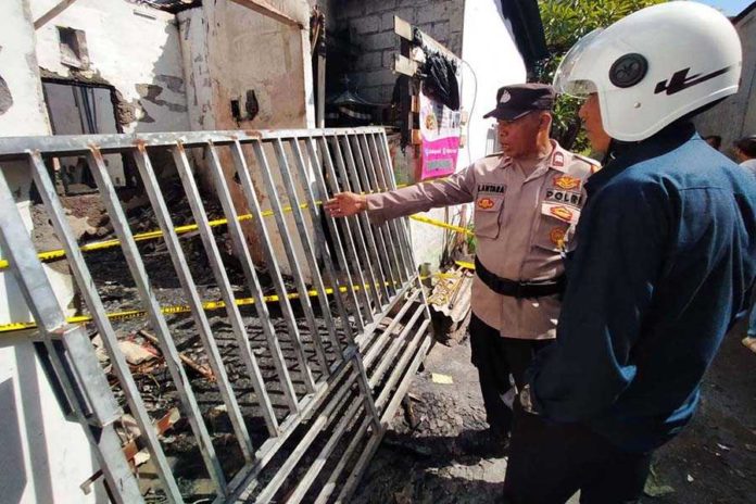 Kebakaran Di Sesetan: Satu Keluarga Tewas Terperangkap di Kamar Mandi