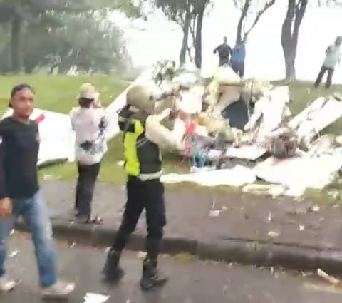 Pesawat Latih PK-IFP Jatuh, Tiga Korban Meninggal Dunia